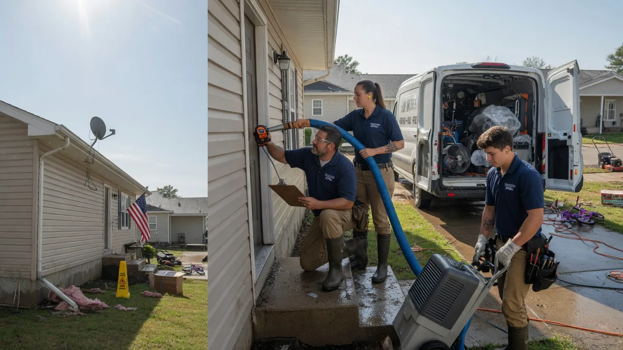 Ceiling Water Damage Restoration in Merrimac, WI near me